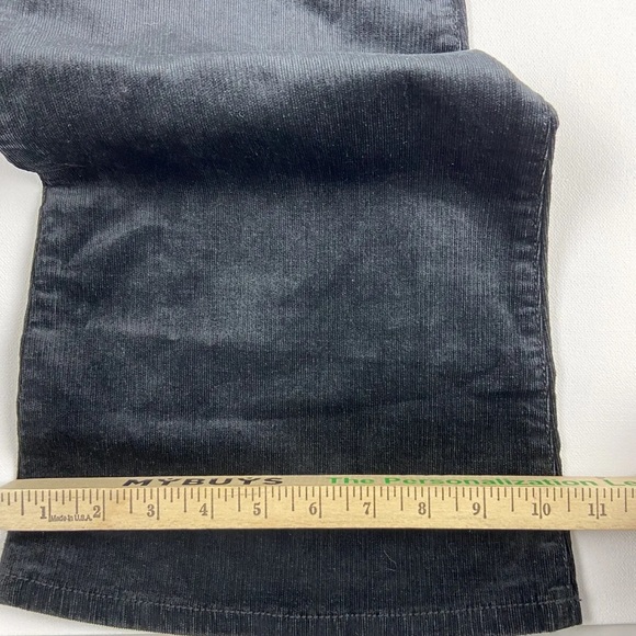 Bebe Black Velvet Cordoroy Bellbottom Bootcut Jeans Pants NEW Sz30x34 (sku44) - Picture 7 of 16